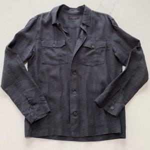 AllSaints Linen Button Down Size Small